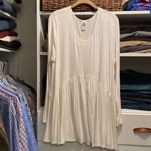 COPY - Agnes & Dora Vintage Ladies Muse Tunic - Ivory/Off-white XXL